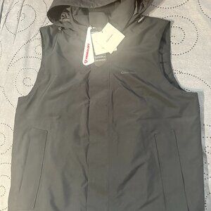 CALVIN KLEIN PACKABLE PRIMA LOFT BLACK VEST HOODIE JACKET SIZE S MEN $189.00